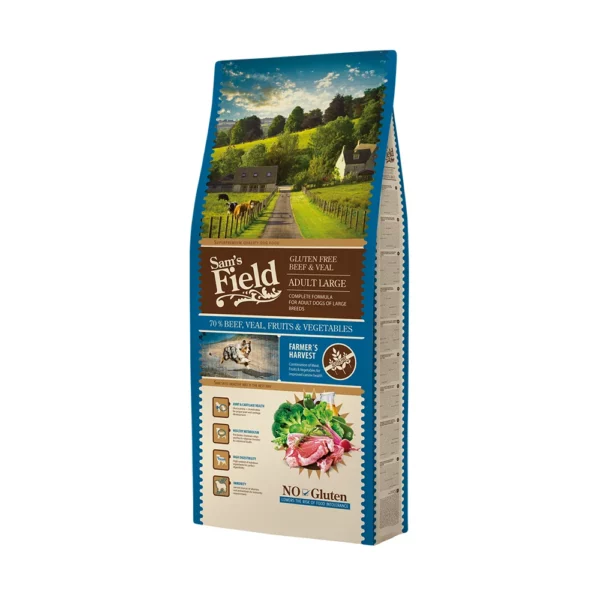 Sam's Field Adult Large Beef & Veal Gluten Free