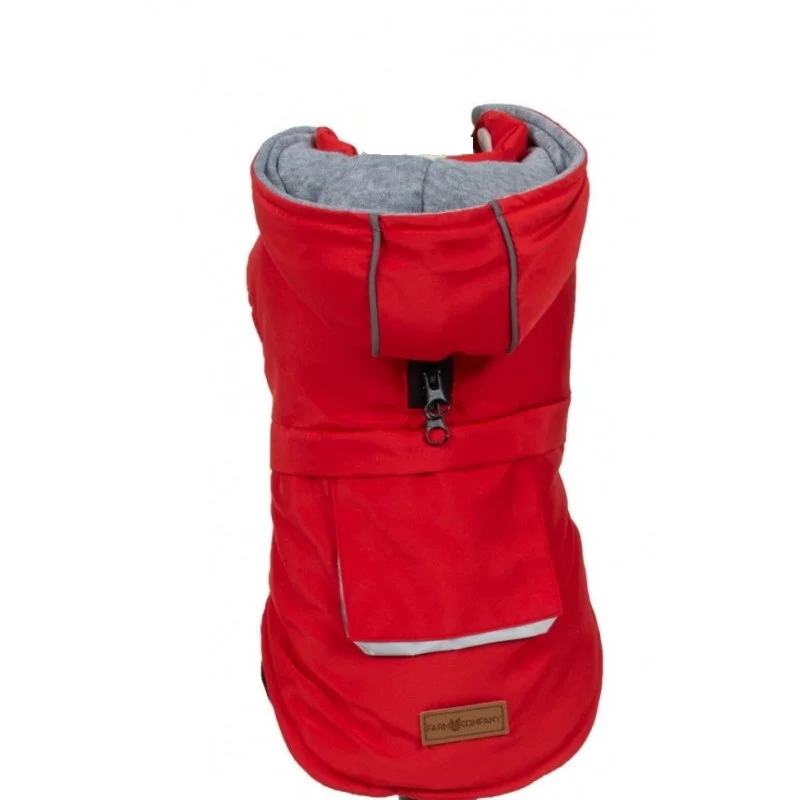 Farm Company Reflect Jacket Padded with Hood Μπουφάν Σκύλου Ανακλαστικό με Επένδυση και Κουκούλα