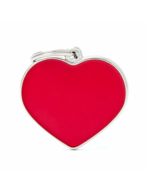 MyFamily Ταυτότητα Basic Handmade Καρδιά Red