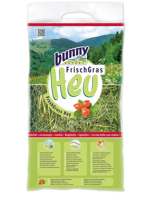 Bunny Nature Fresh Grass Hay με Αγριοτριαντάφυλλο