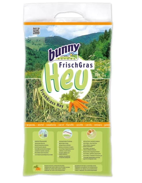 Bunny Nature Fresh Grass Hay με καρότο