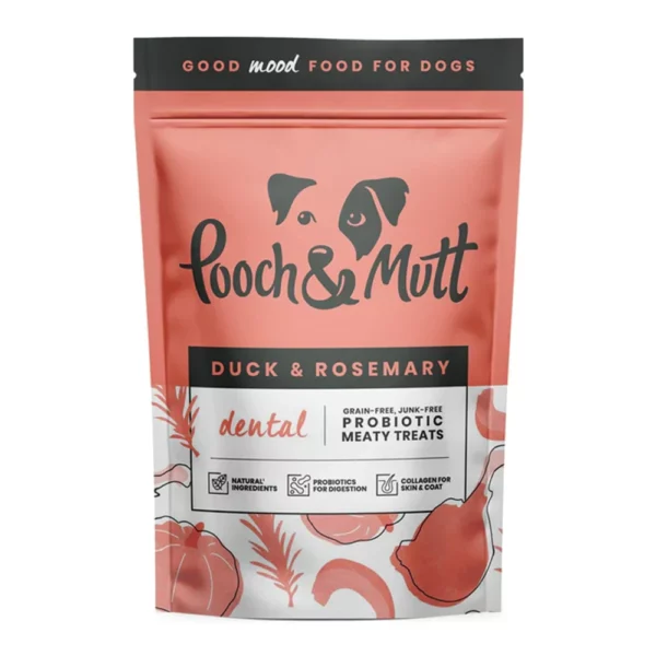 Pooch & Mutt Dog Snack Dental Duck & Rosemary