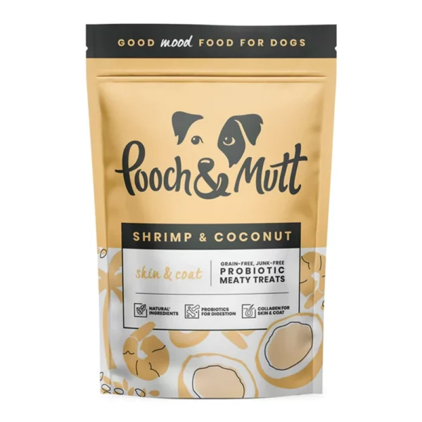 Pooch & Mutt Dog Snack Skin & Coat Shrimp and Coconut
