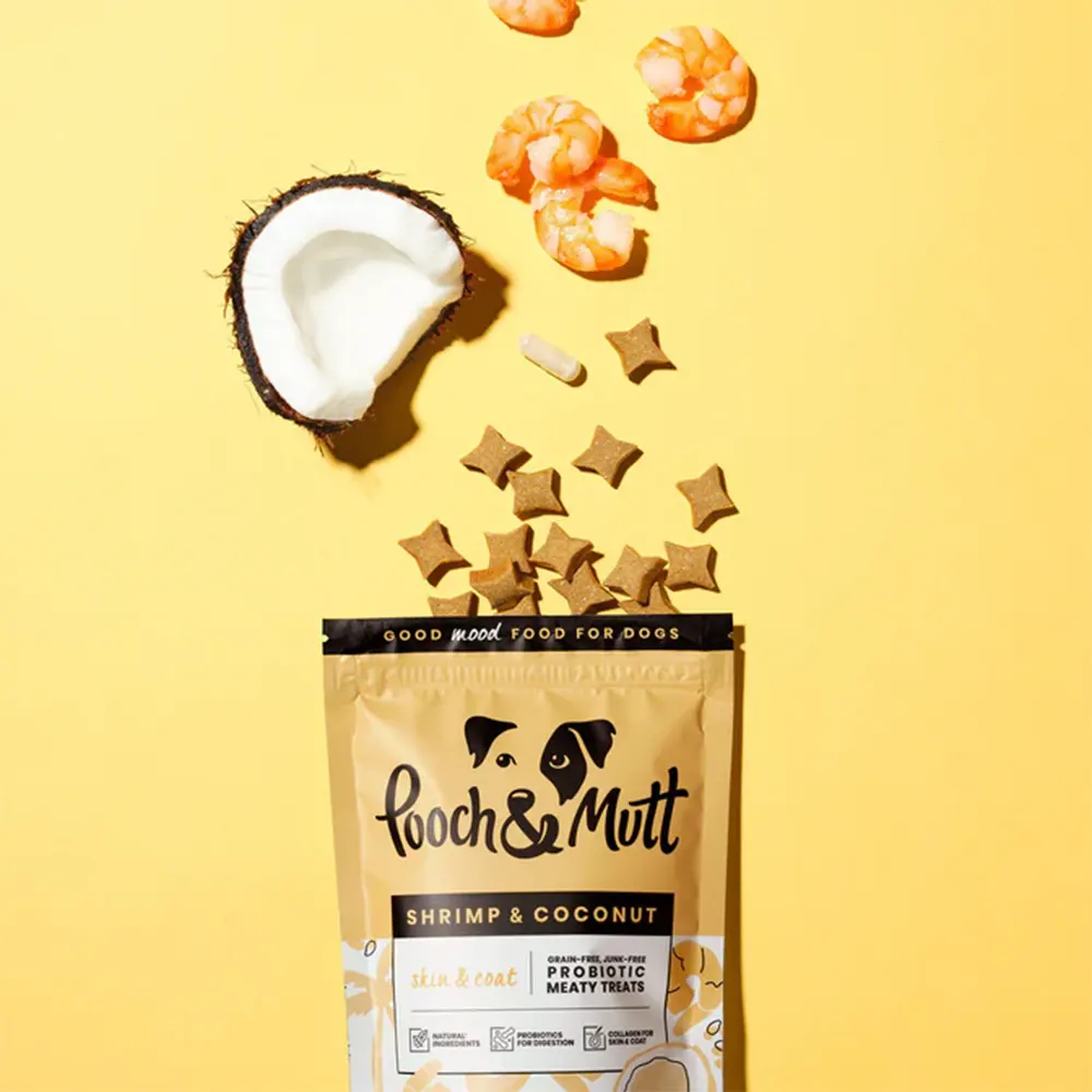 Pooch & Mutt Dog Snack Skin & Coat Shrimp and Coconut 2