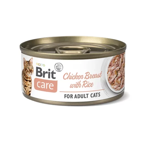 Brit Care Cat Cans Fillet Chicken Breast with Rice