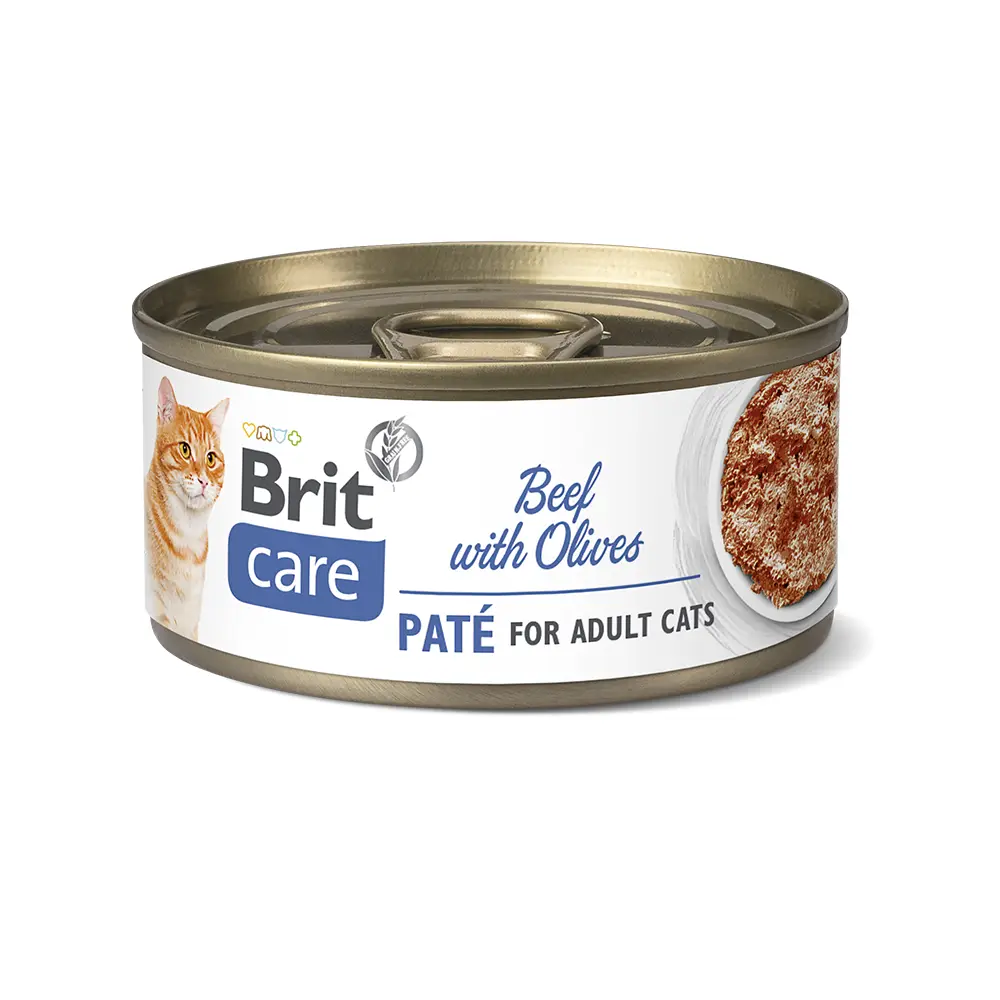 Brit Care Cat Cans Pate Beef with Olives