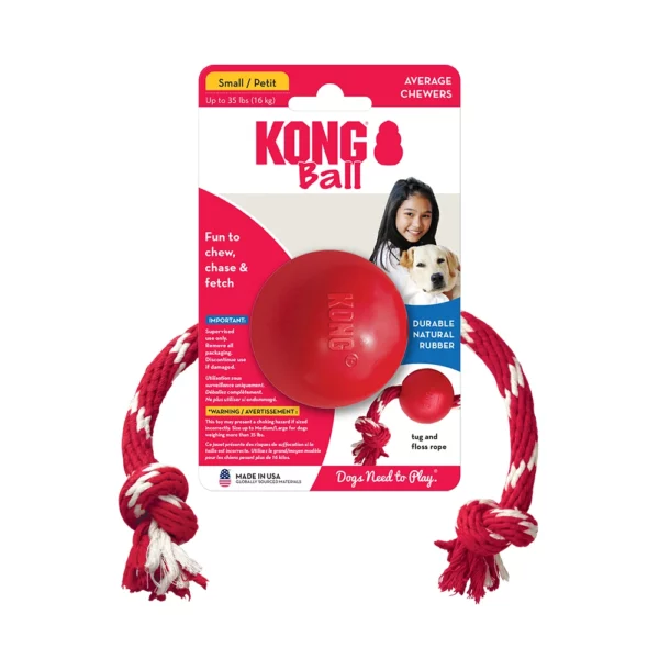 Kong Ball με σχοινί Small συσκευασία