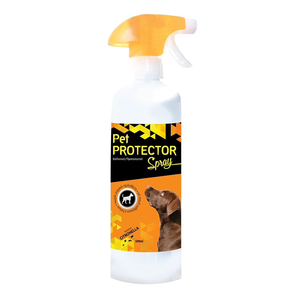 Pet Protector 500ml Αντιπαρασιτικό Spray με Σιτρονέλα
